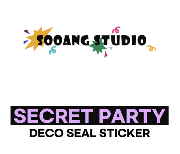 SOOANGSTUDIO Secret Party Deco seal sticker