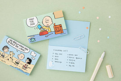 Peanuts memo pad, 4 style