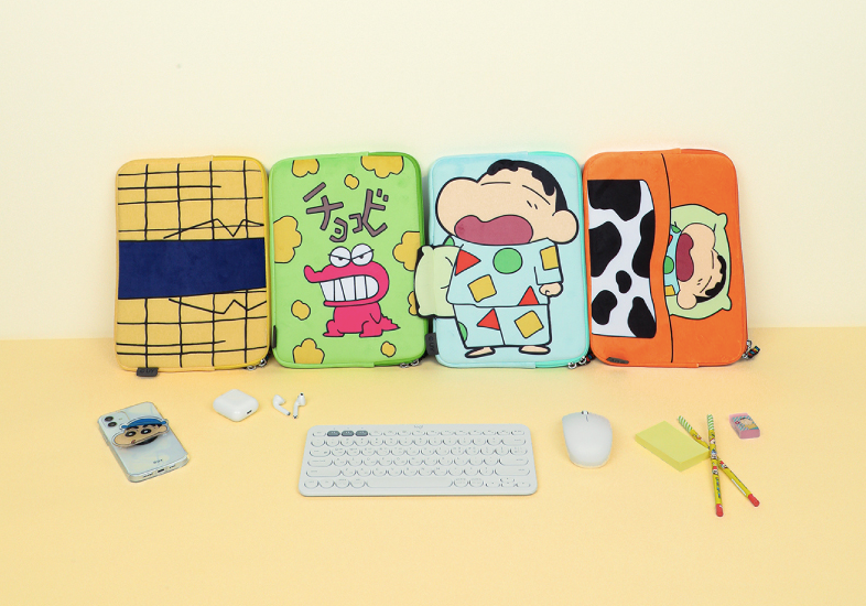 Crayon shin chan Laptop Pouch, Macbook case Sleeves, 11inch 13inch 15inch, 4 styles