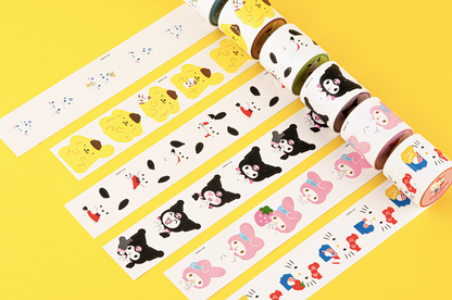 SANRIO Roll Sticker, 6 Styles