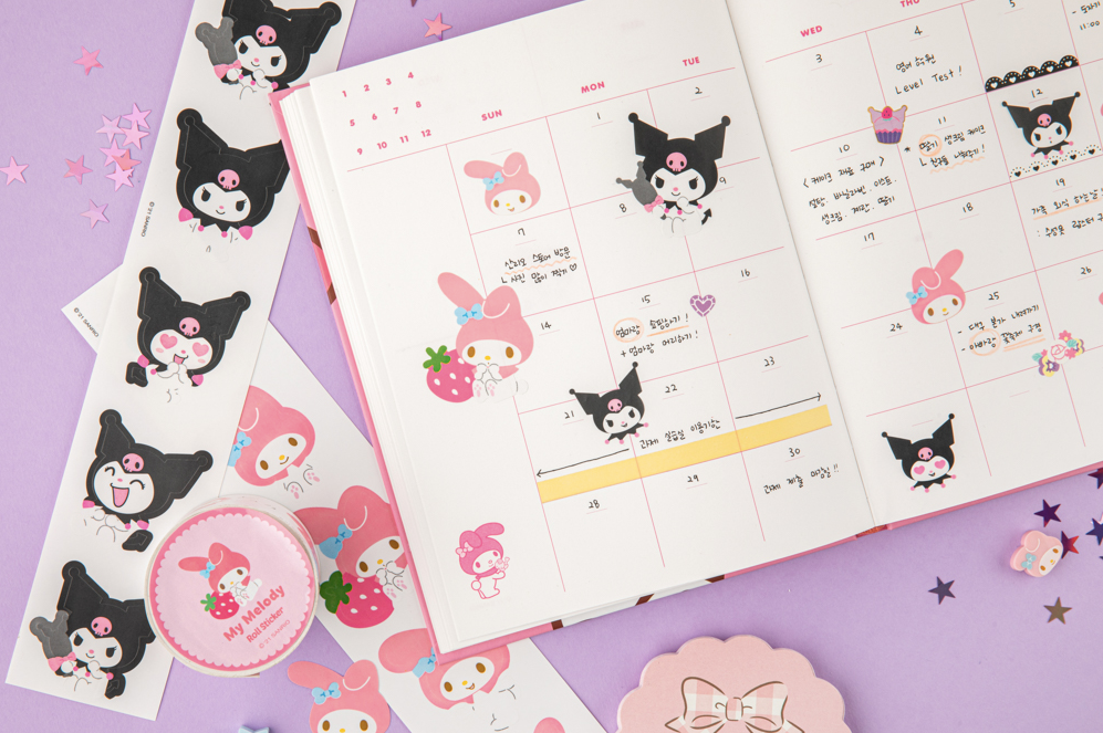 SANRIO Roll Sticker, 6 Styles