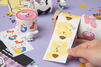 SANRIO Roll Sticker, 6 Styles