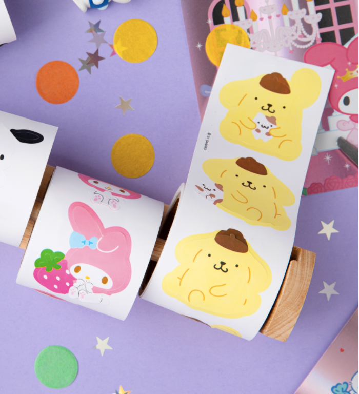 SANRIO Roll Sticker, 6 Styles