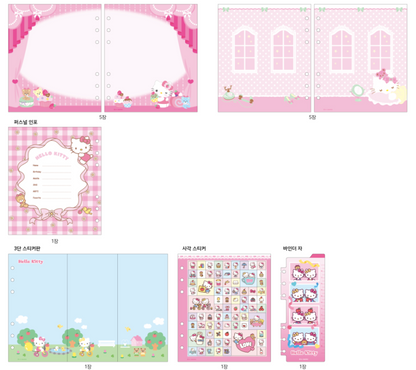 SANRIO Retro 6-hole planner, 2 Styles