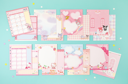 SANRIO Retro 6-hole planner, 2 Styles