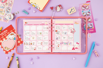 SANRIO Retro 6-hole planner, 2 Styles