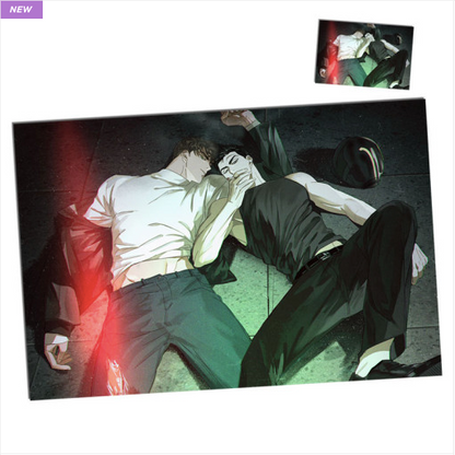 UNDER THE GREEN LIGHT Poster and photo set