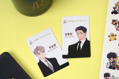 The New Employee Kim Jongchan x Woo Seunghyun ID card