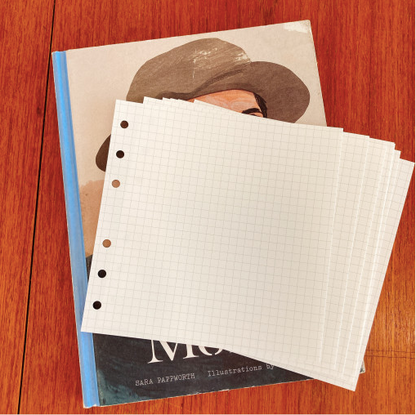 something;beloved Square Diary refill - GRID 150g, 50sheets
