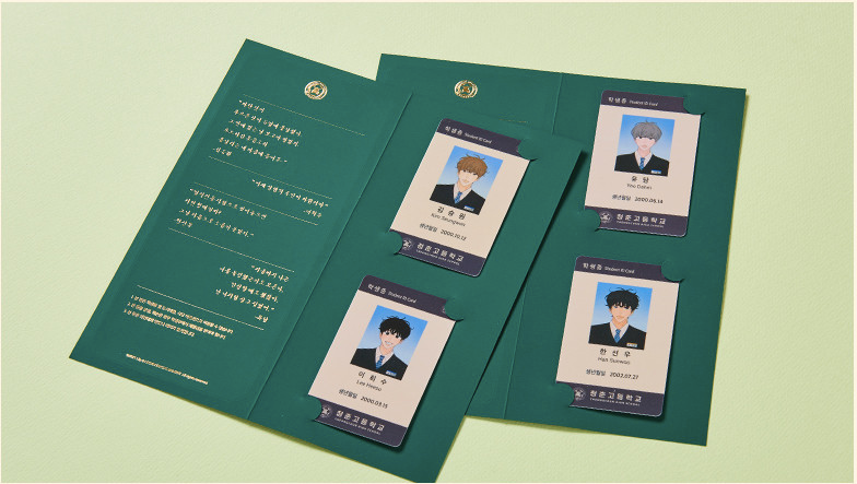 Class Id Card Heesu in Class 2 Official Goods Student ID Cards – nemo it store