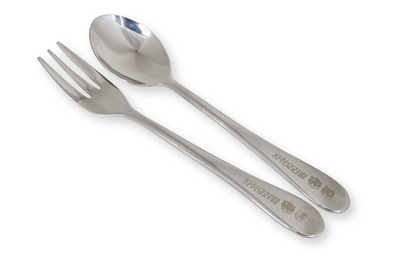 The King of Home Cooking Fork and Spoon set