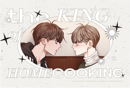 The King of Home Cooking postcards set
