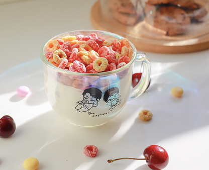 Even If You Don't Love Me Aurora Cereal Mug and spoon, photocard