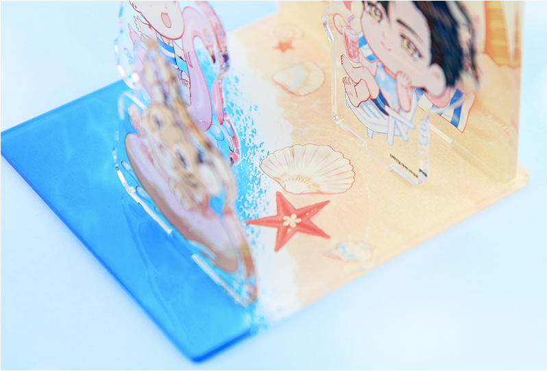 Bitting the tiger Acrylic stand