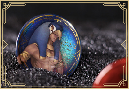 [Pre-sale start] ENNEAD Tin Badge 2 types HORUS SETH, Official Merchandise