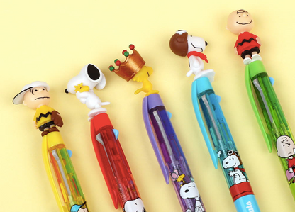 Peanuts 3 Colors Ballpoint Pen, Snoopy Pen