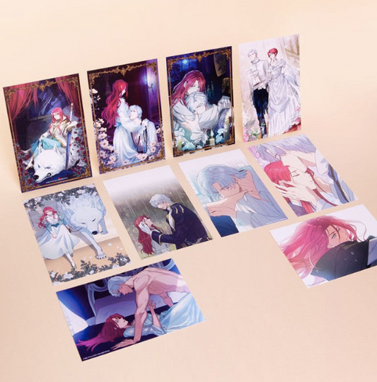 The Lady and the Beast Post Card Set(10 Sheets) 그녀와 야수