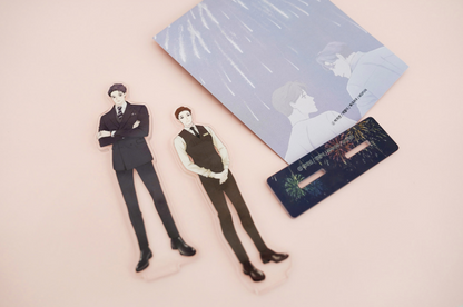Author Jiyeon : [Spring, the color of love, Wolf in the House]Acrylic Stand + 2 postcards