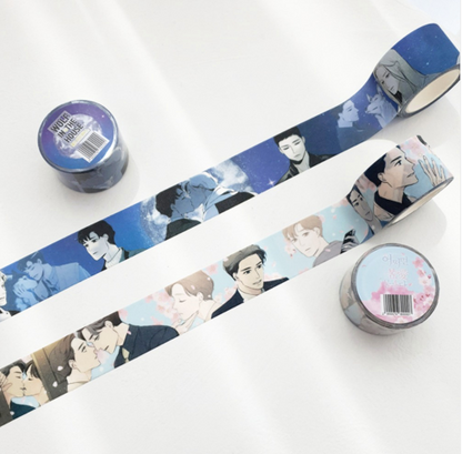 Author Jiyeon : [Spring, the color of love, Wolf in the House]Glitter Washi Tapes