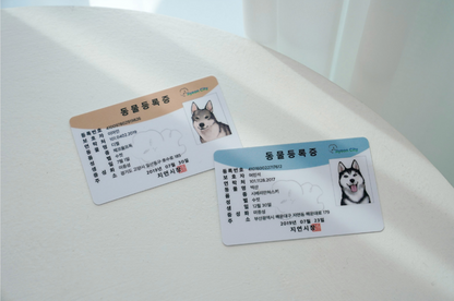 Author Jiyeon : [Wolf in the House] Animal ID Cards