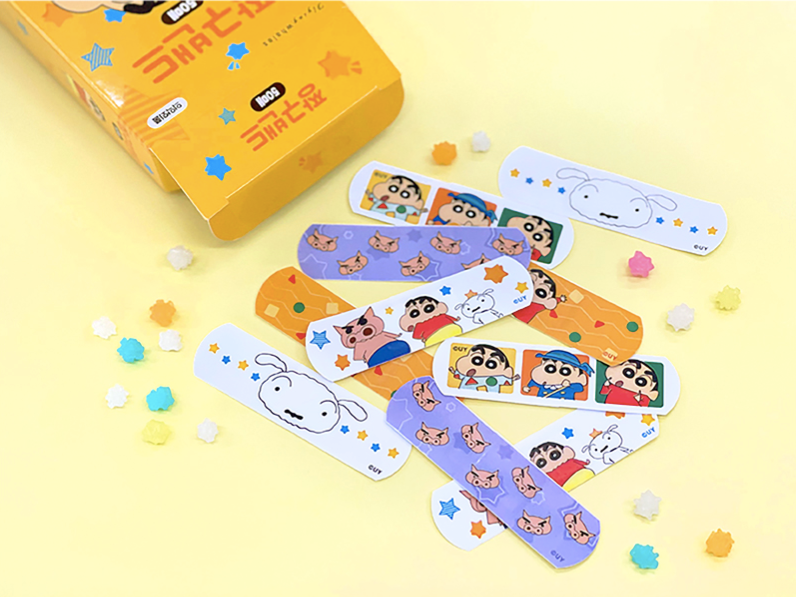 Ver.2 Crayon Shin Chan Band-Aid 50pcs, Adhesive Bandages