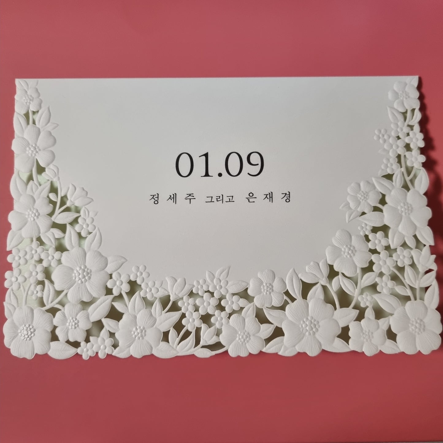 [2nd NEMO MARKET] Author upi : wedding card, Sejoo & Jaekyung