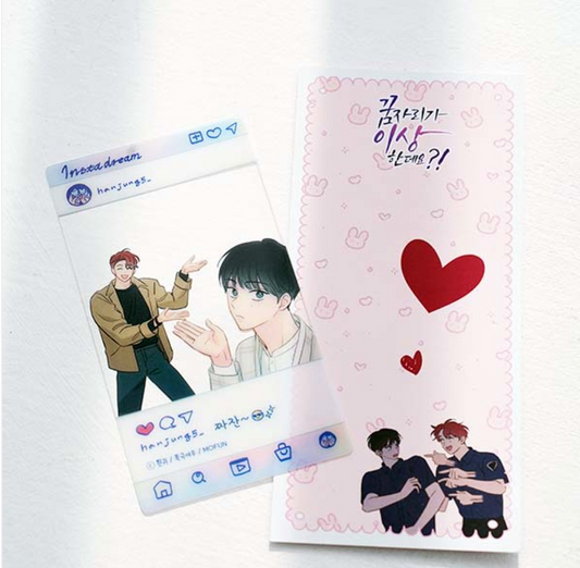 White eared Official Goods It’s Just a Dream. Right?!, From points of three(三つの点) Transparent phto card