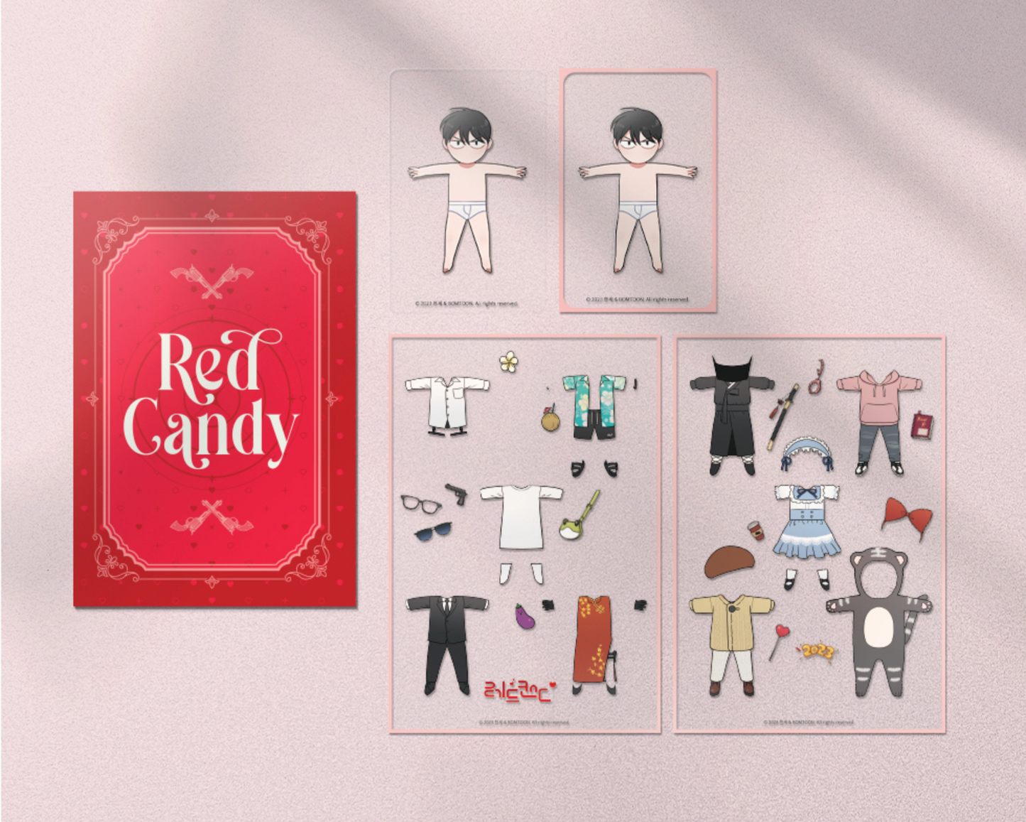 Red Candy : Dress up Stickers Kit