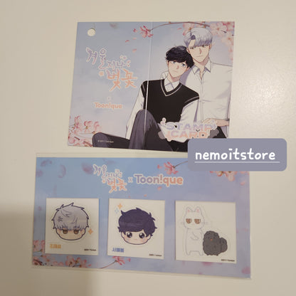 [cafe event] Cherry Blossoms After Winter : Mini stickers & MENU CARD