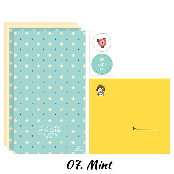 GRACEBELL Mini Stationery Paper and Envelopes Set