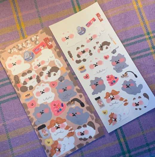 SOSOROUN Cats Seal Sticker