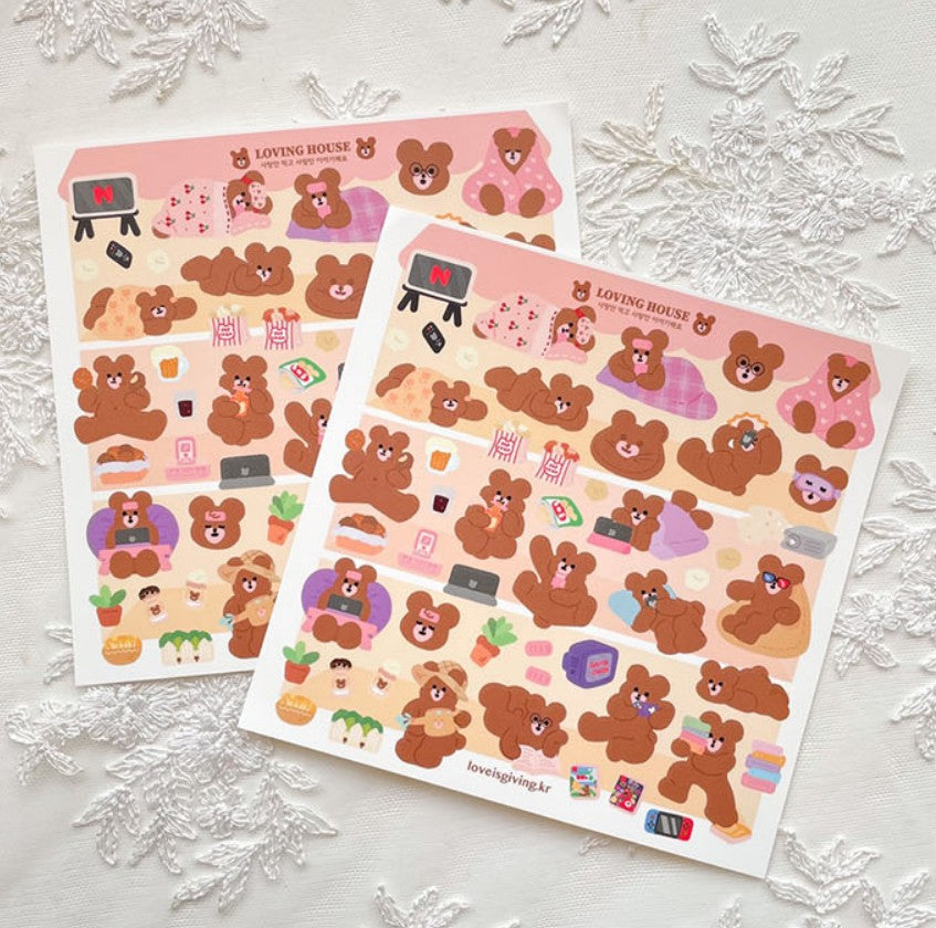 [out of stock] Hobby Bear sticker (2ea)