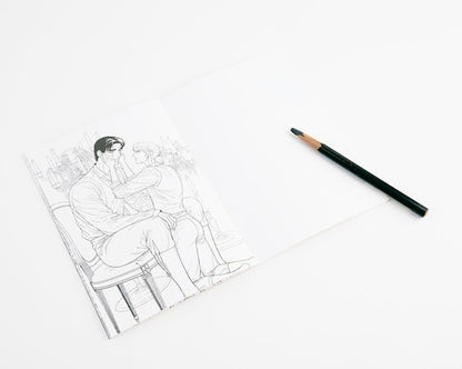 A Painter Behind The Curtain Official Goods Coloring Book