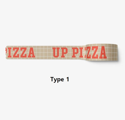 PIZZA DELIVERY MAN and GOLD PALACE, UPI : paper tape