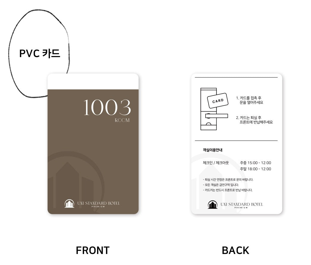 The Shape of Sympathy Official Goods Hotel key Cards