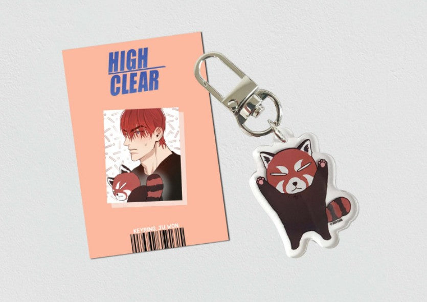 High Clear : Acrylic Keyring