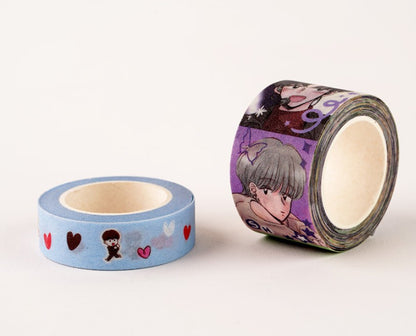 Nam Fan Manhwa(A Male Fan) Official Goods Glitter Washi Tapes