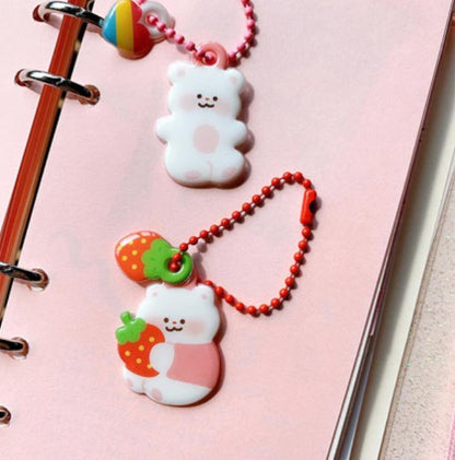 Bear Airpods Keyring, Couple Keyring 6 Types