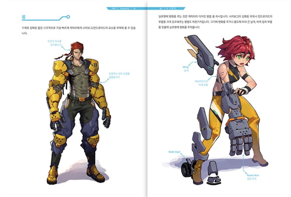 SF Character Drawing Book, How to Draw SF Character