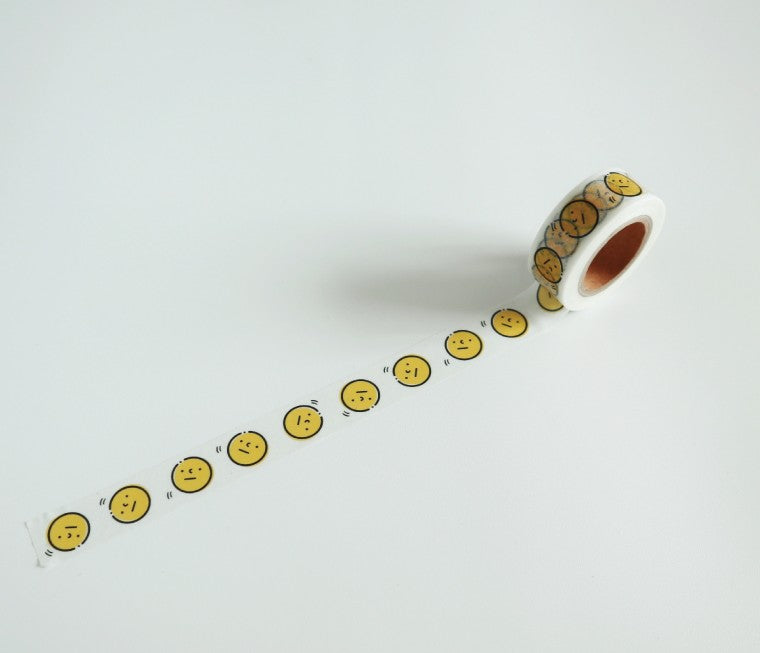 Rolling Face Washi Tape