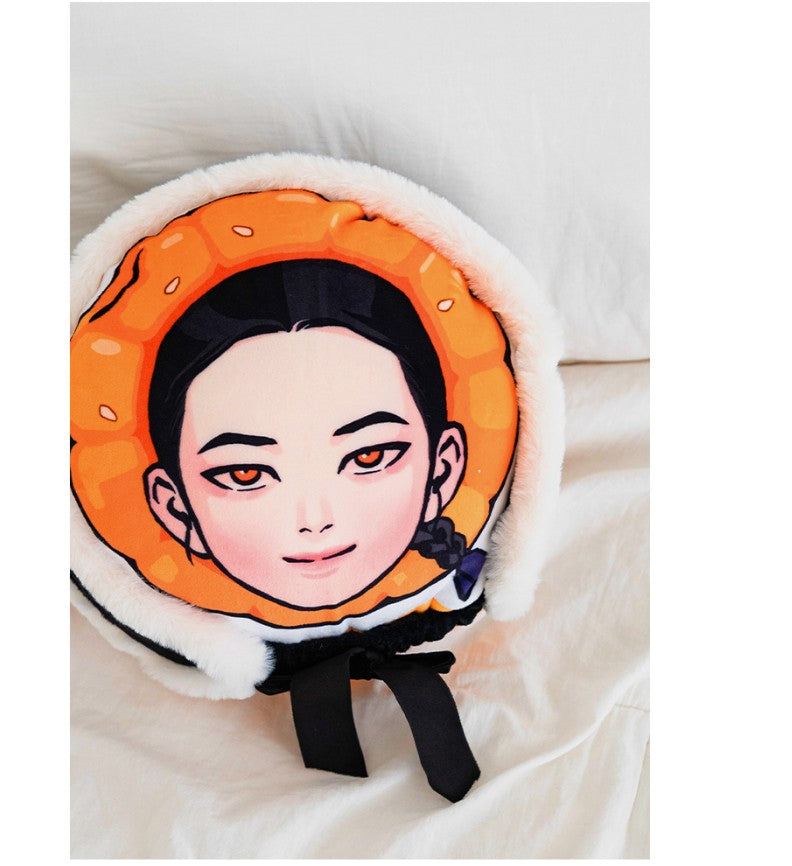 Painter of the Night : Na-kyum Korean Earmuffs Wash Headband & photocard