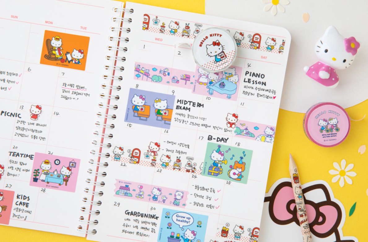 Hello Kitty Washi Tape 2 Types