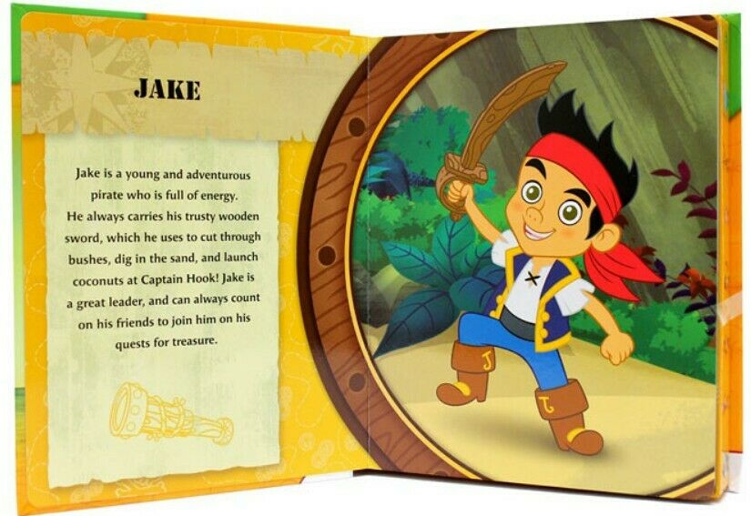 Jake & the Neverland Pirates My Busy Book + 12 Character Figurines And Playmat