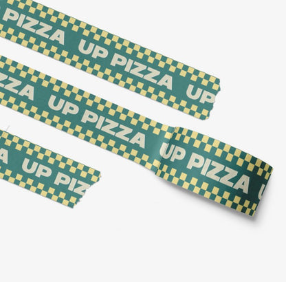 PIZZA DELIVERY MAN and GOLD PALACE, UPI : paper tape