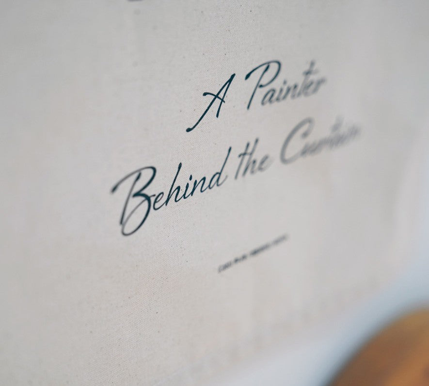 A Painter Behind The Curtain Official Goods Fabric Poster