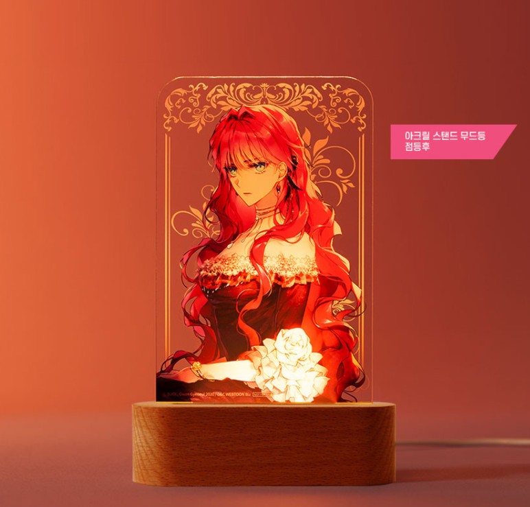 Death Is The Only Ending For The Villain Official Goods Acrylic Stand Mood Light