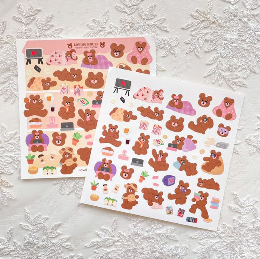 [out of stock] Hobby Bear sticker (2ea)