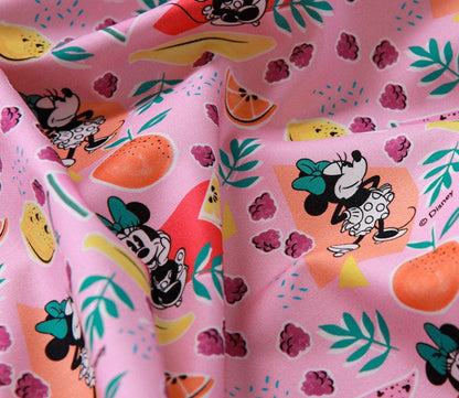 Disney Minnie Mouse Fruits Cotton Fabric, by the yard