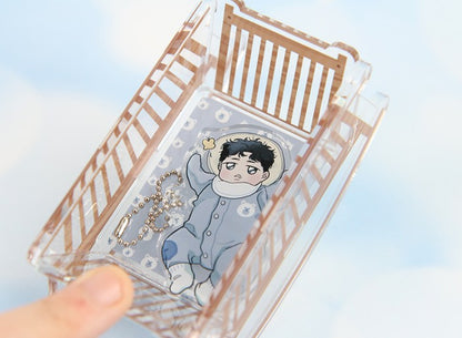 'The Struggles of a Younger Top' Baby Swing for Infant Acrylic Stand Set