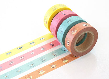 Sponge Bob Face Washi Tape, Planner, Album DIY Decorative Label for Scrapbooking, Gift Decor Wrapping